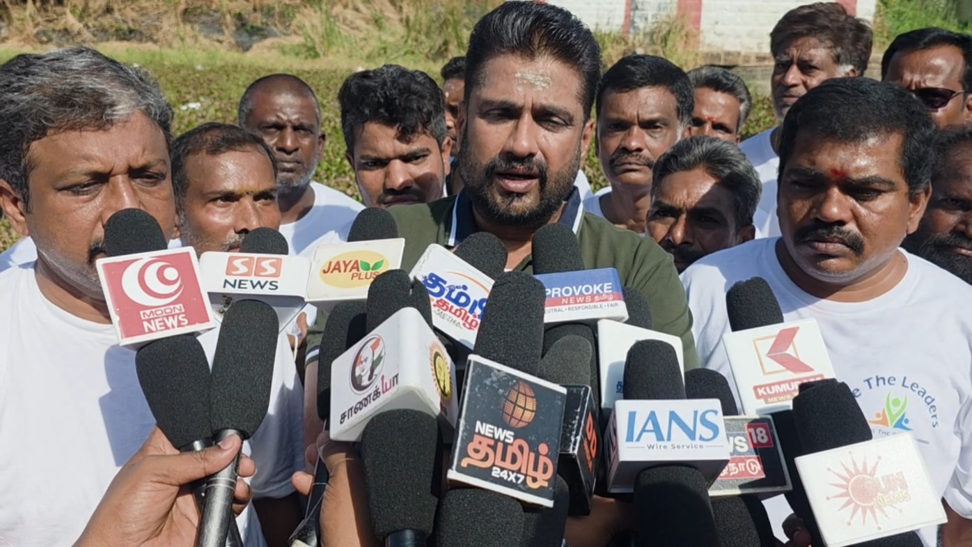 பழனி சண்முக நதியை மீட்டெடுக்கும் இளைஞர்கள்: எம்.எல்.ஏ பாராட்டு!