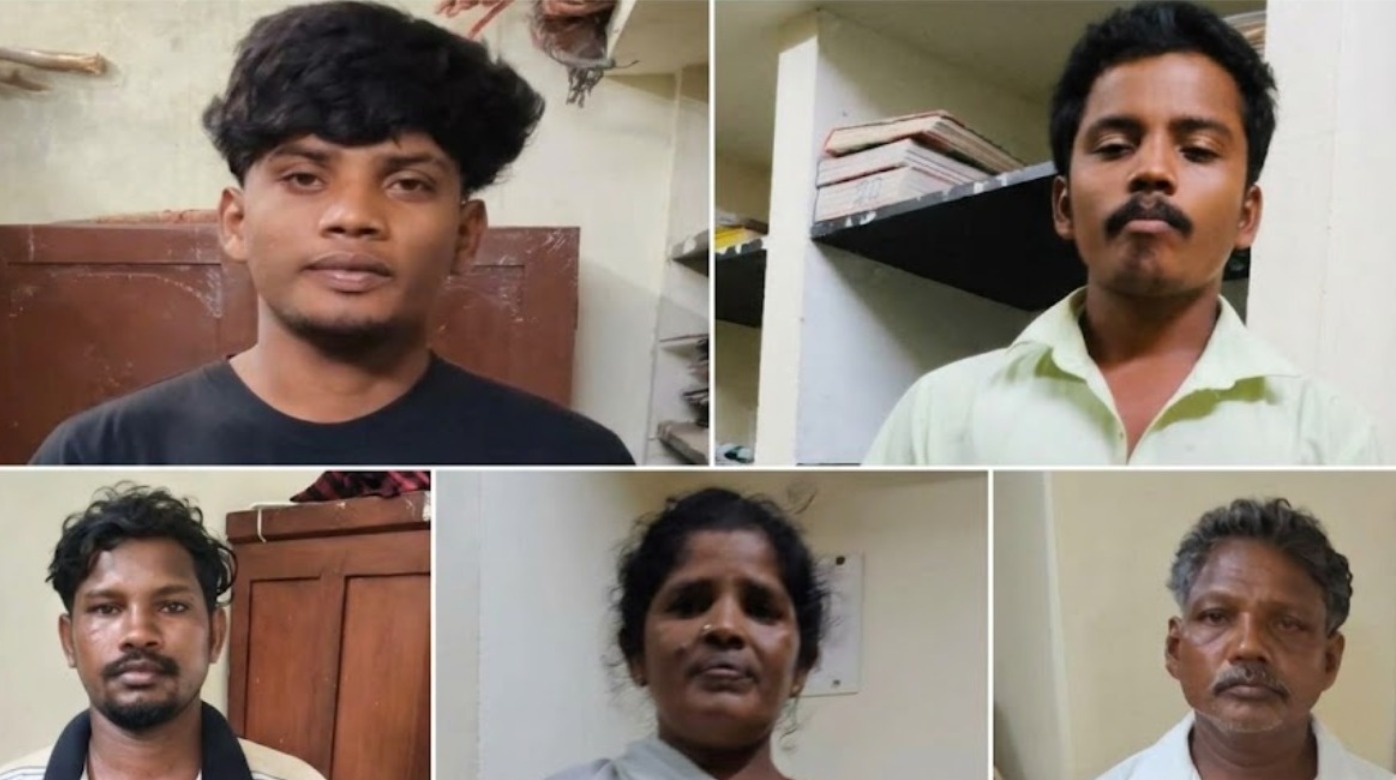 நடைபாதை தகராறில் பெரியப்பா மகன் வெட்டிக்கொலை; 5 பேர் கைது