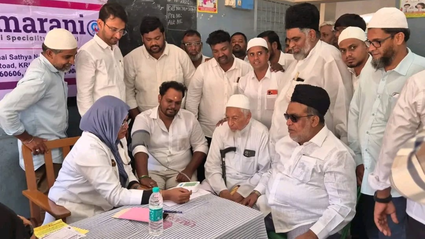 நகர இந்திய யூனியன் முஸ்லிம் லீக் சார்பில் இலவச மருத்துவ முகாம்
