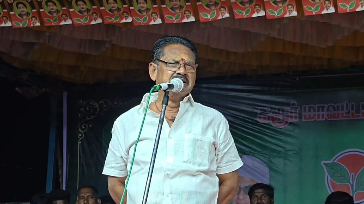 விஜய் குறித்து அதிமுக பொதுக்கூட்டத்தில் பேச்சாளர் கோபி காளிதாஸ் கடும் விமர்சனம்