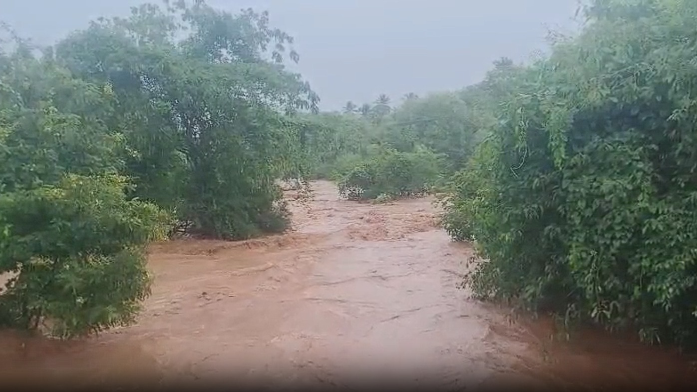 நத்தம் பகுதியில் கனமழை: கரந்தமலை பாலாற்றில் வெள்ளப்பெருக்கு!