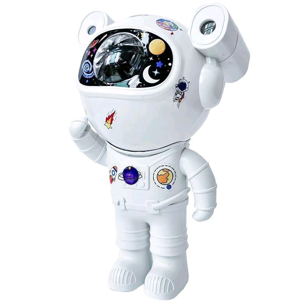 Astronaut Galaxy Projector Night Light with Bluetooth Speaker