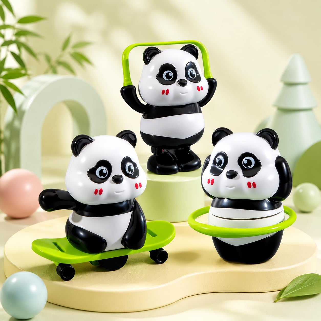 Cute Panda Toy Set for Kids