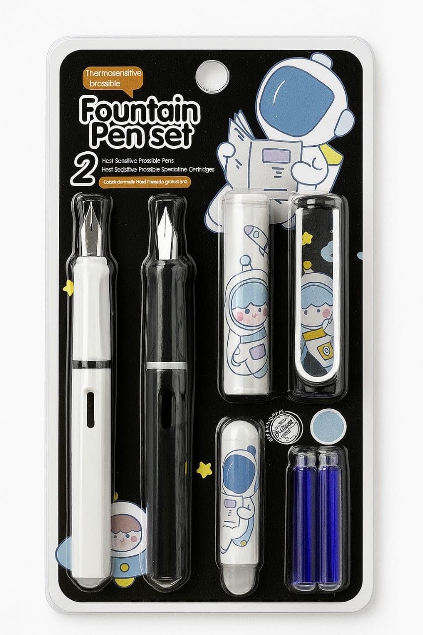 Erasable Fountain Pen Set