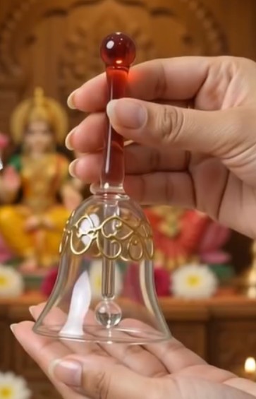 Glass Temple Bell
