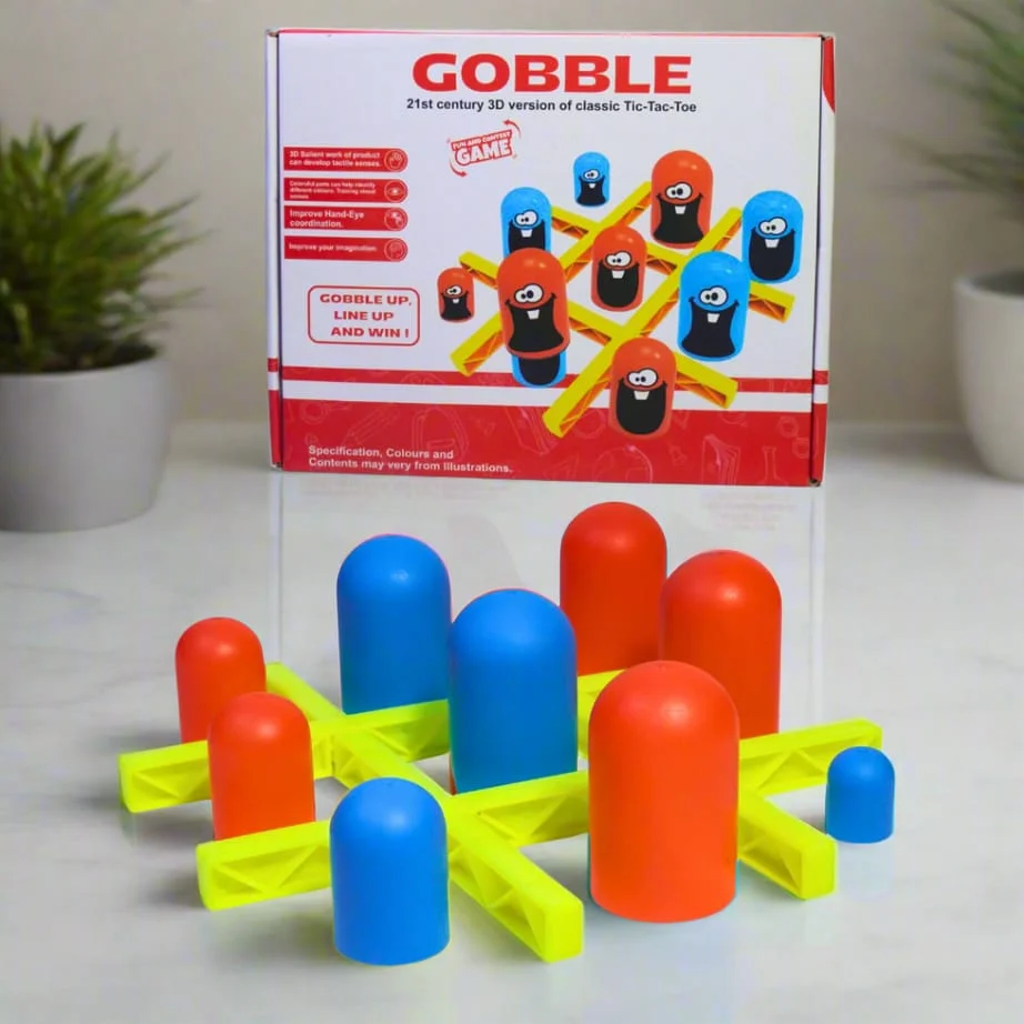 Gobble Tic Tac Toe Board Game