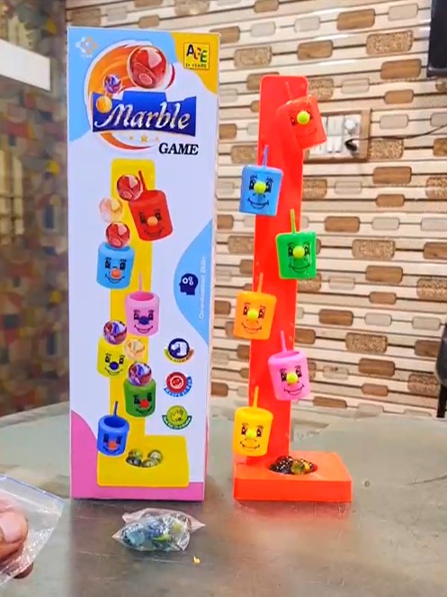 Bucket Marble Roll Game