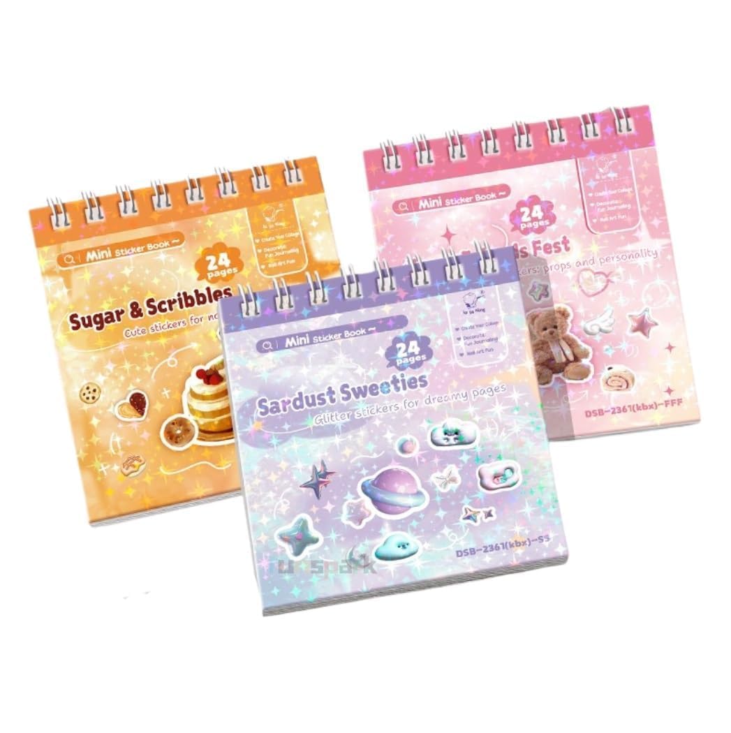 Mini Sticker Book with Plucker