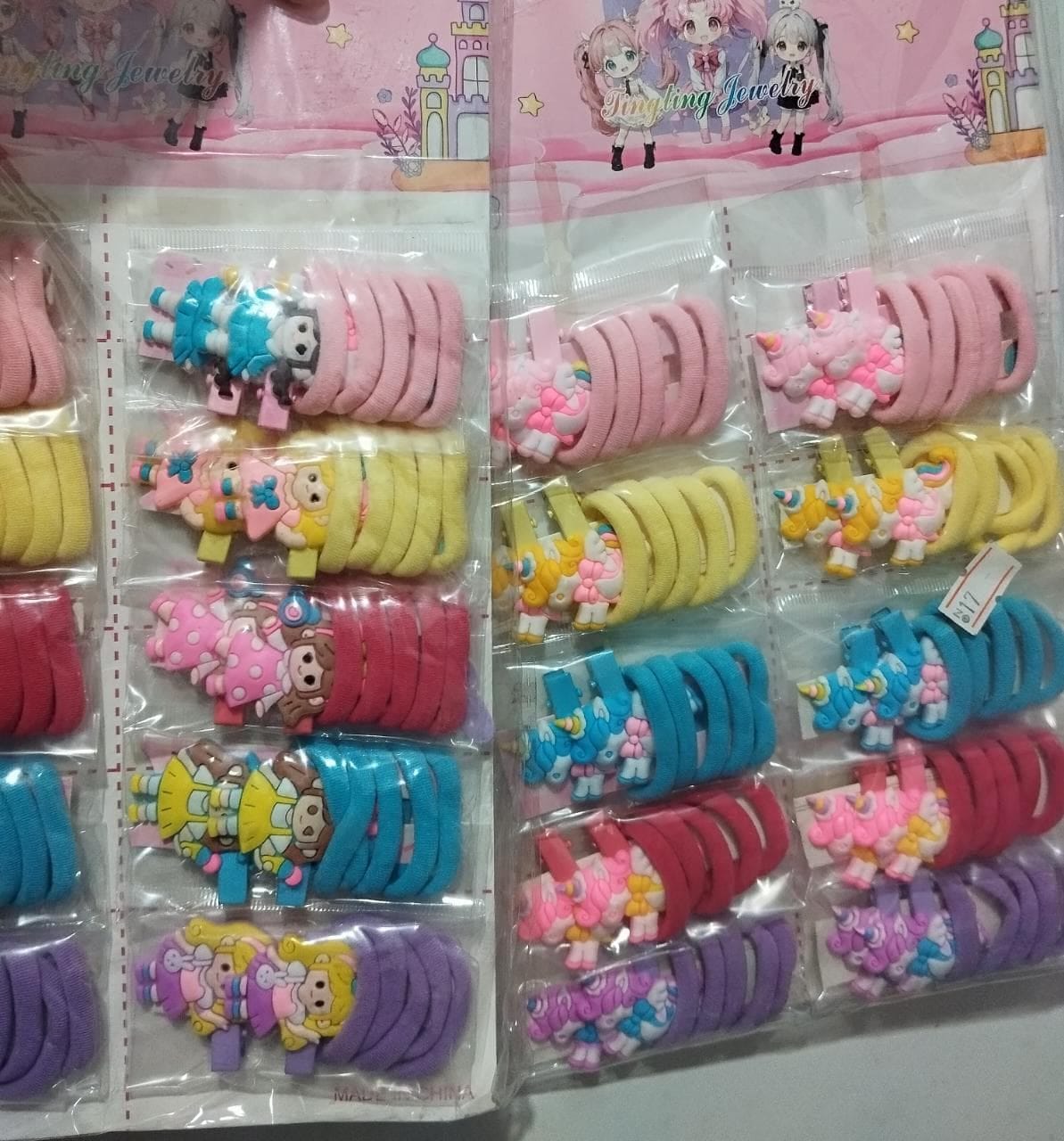 Multi Character Hair Clips And Bands