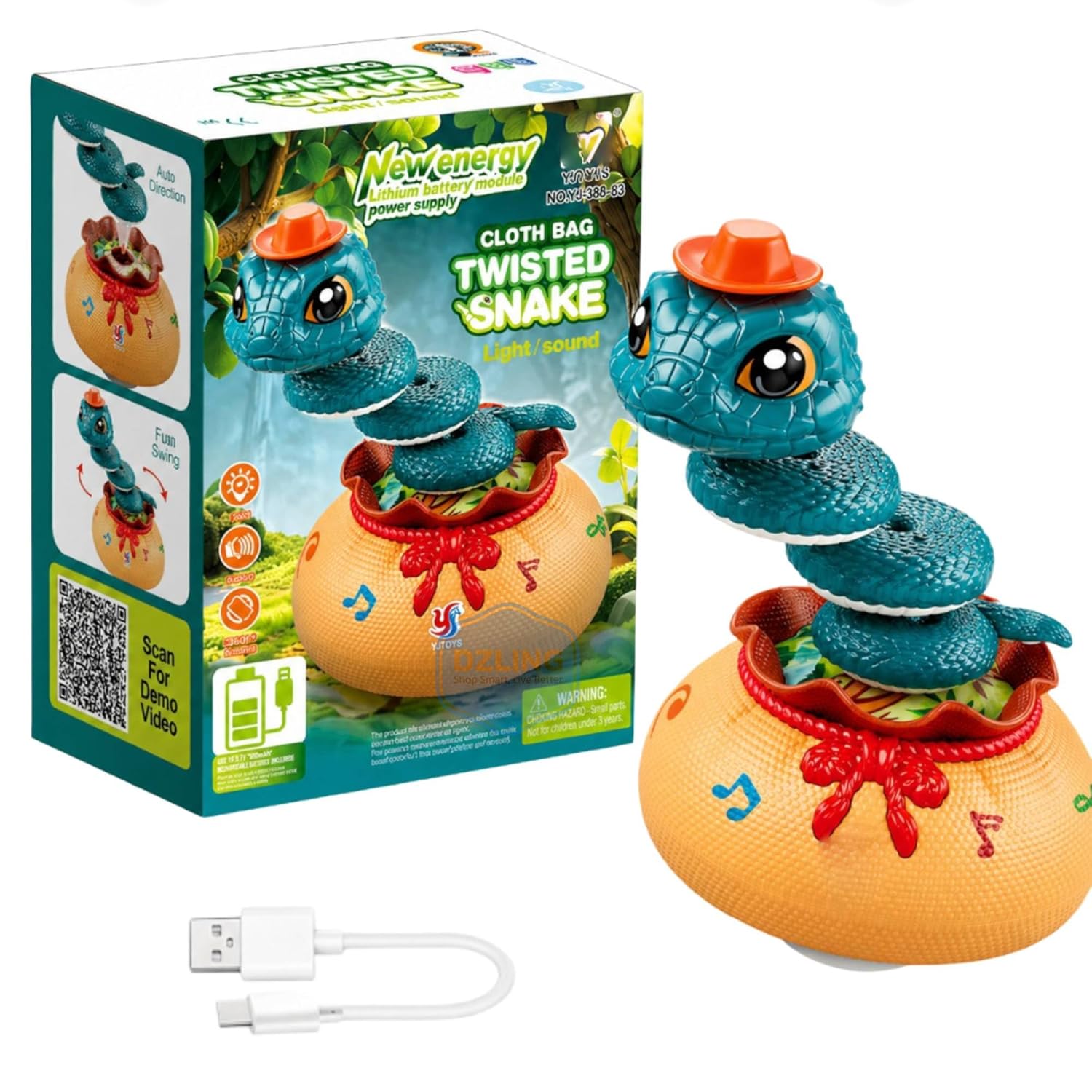Electric Twisting Snake