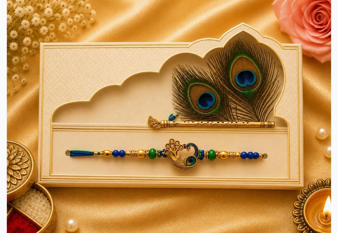 Rakhi with Morpankh 