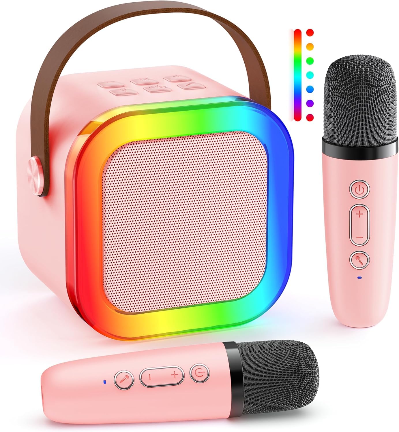 Rechargeable Karaoke Mic with Speaker - 2 Mics