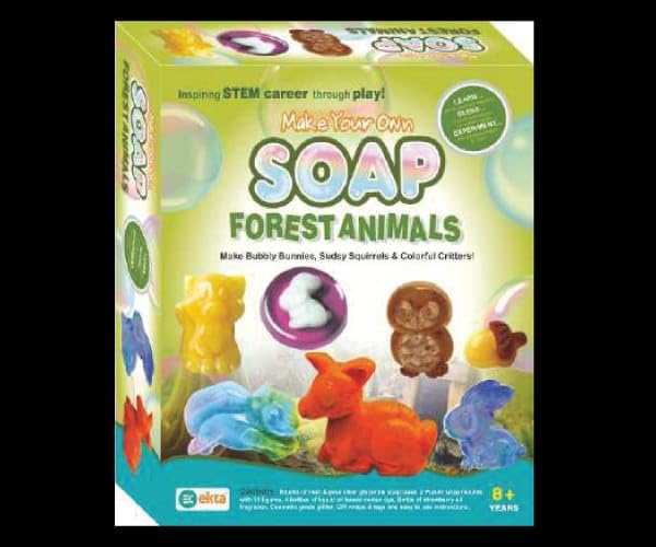 Ekta Make Your Own Soap Forest Animals Kit