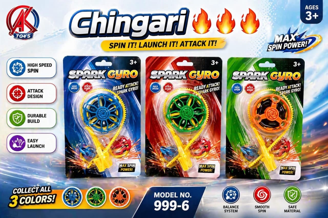 Spark Gyro Battle Spinning Top Toy