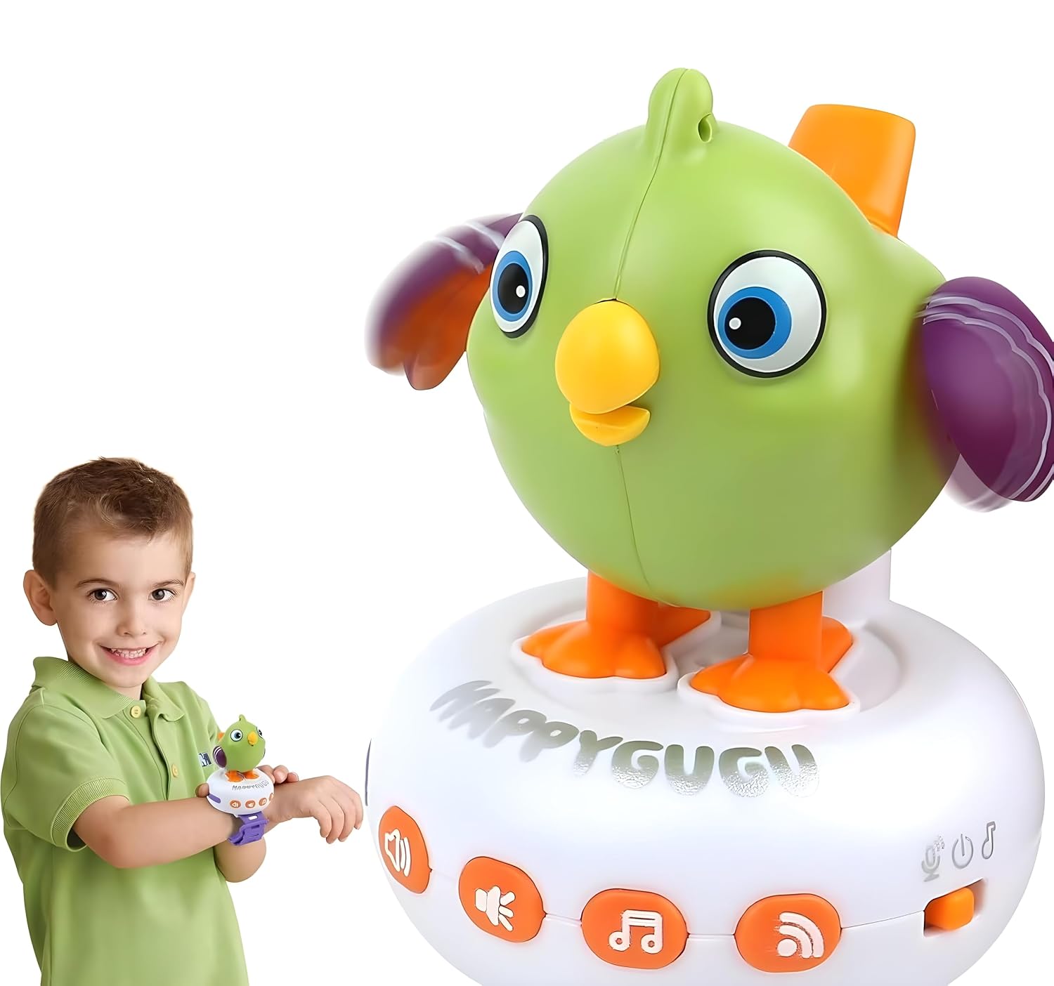 Talking Bird Toy for Kids with Wrist Strap