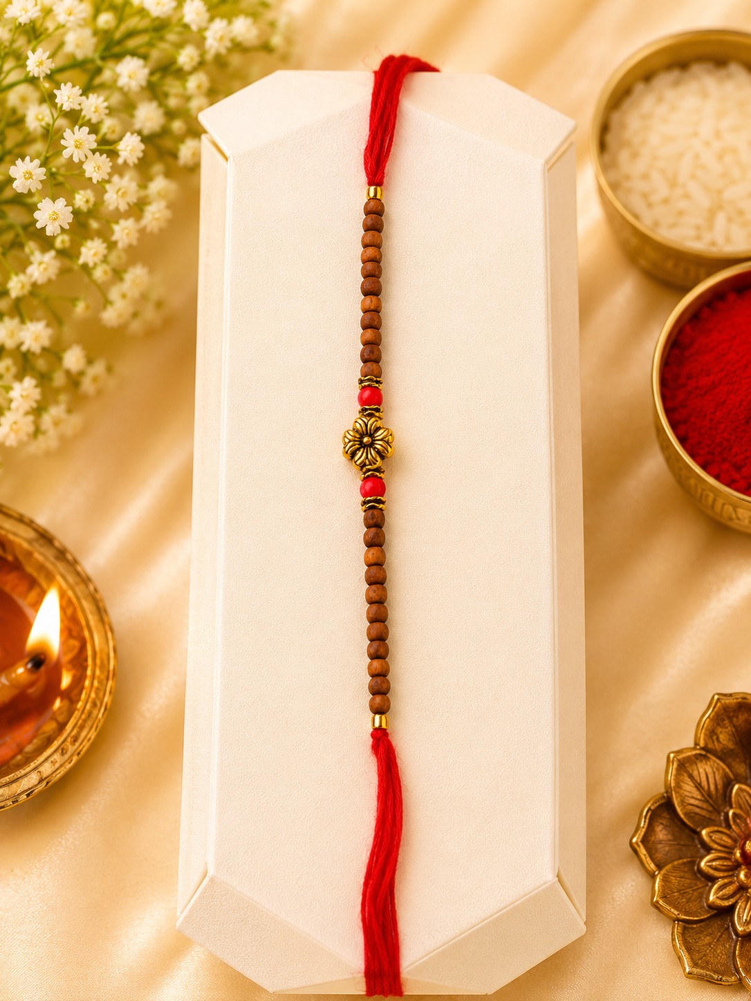 Chandan Rakhi (SN.5) set of 12 pcs