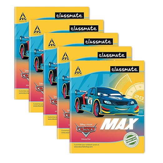 Classmate 4 Line Interleaf Notebook MRP 35 set of 5 notebooks