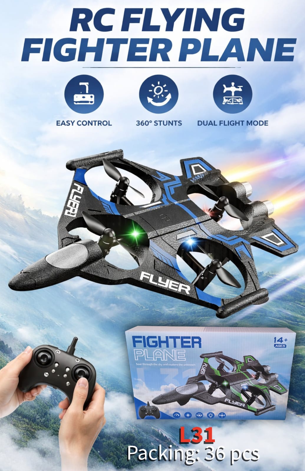 Flying Fighter Plane