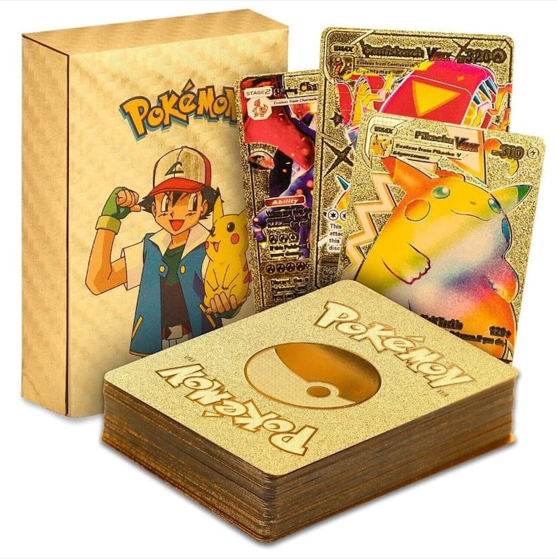 Golden Pokaemon Cards