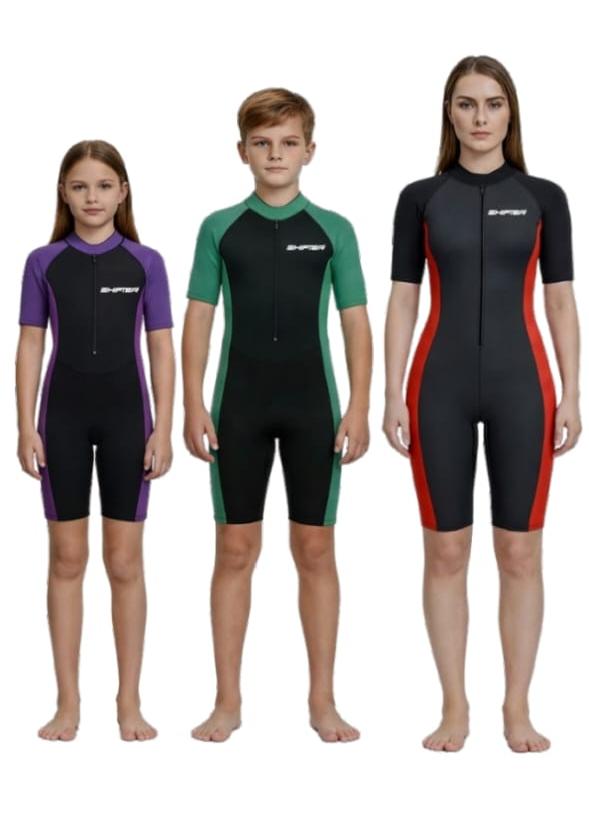 Half Sleeves Swimming Suit