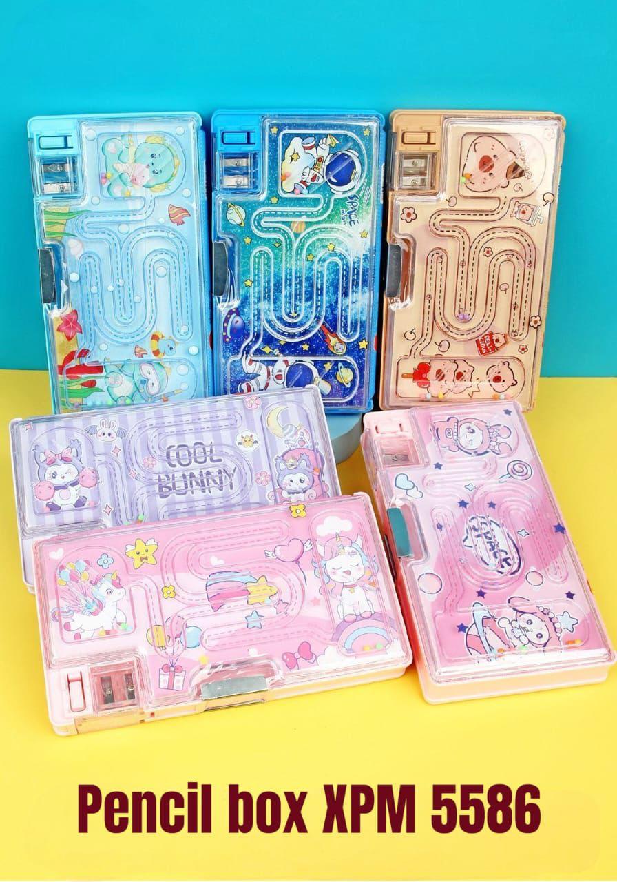 Magnetic Pencil box with game
