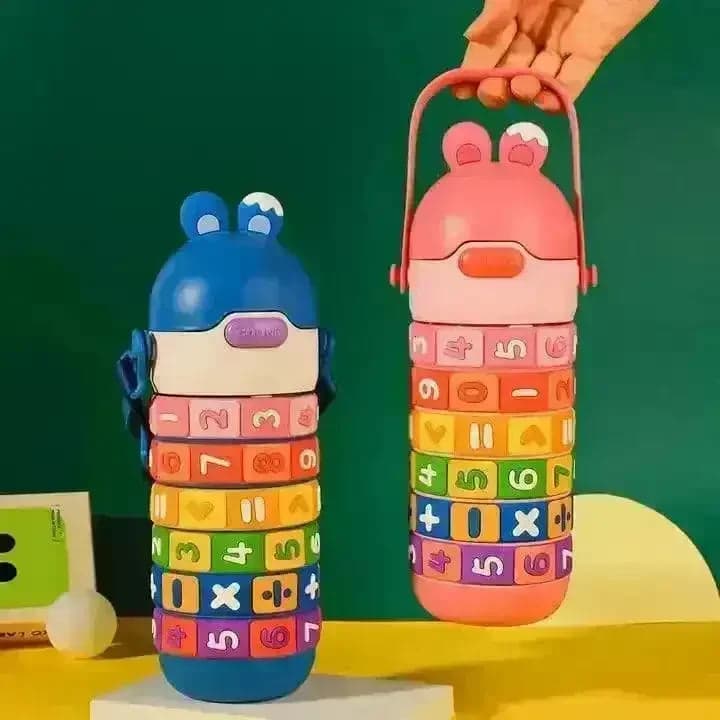 Math Learning Puzzle Water Bottle