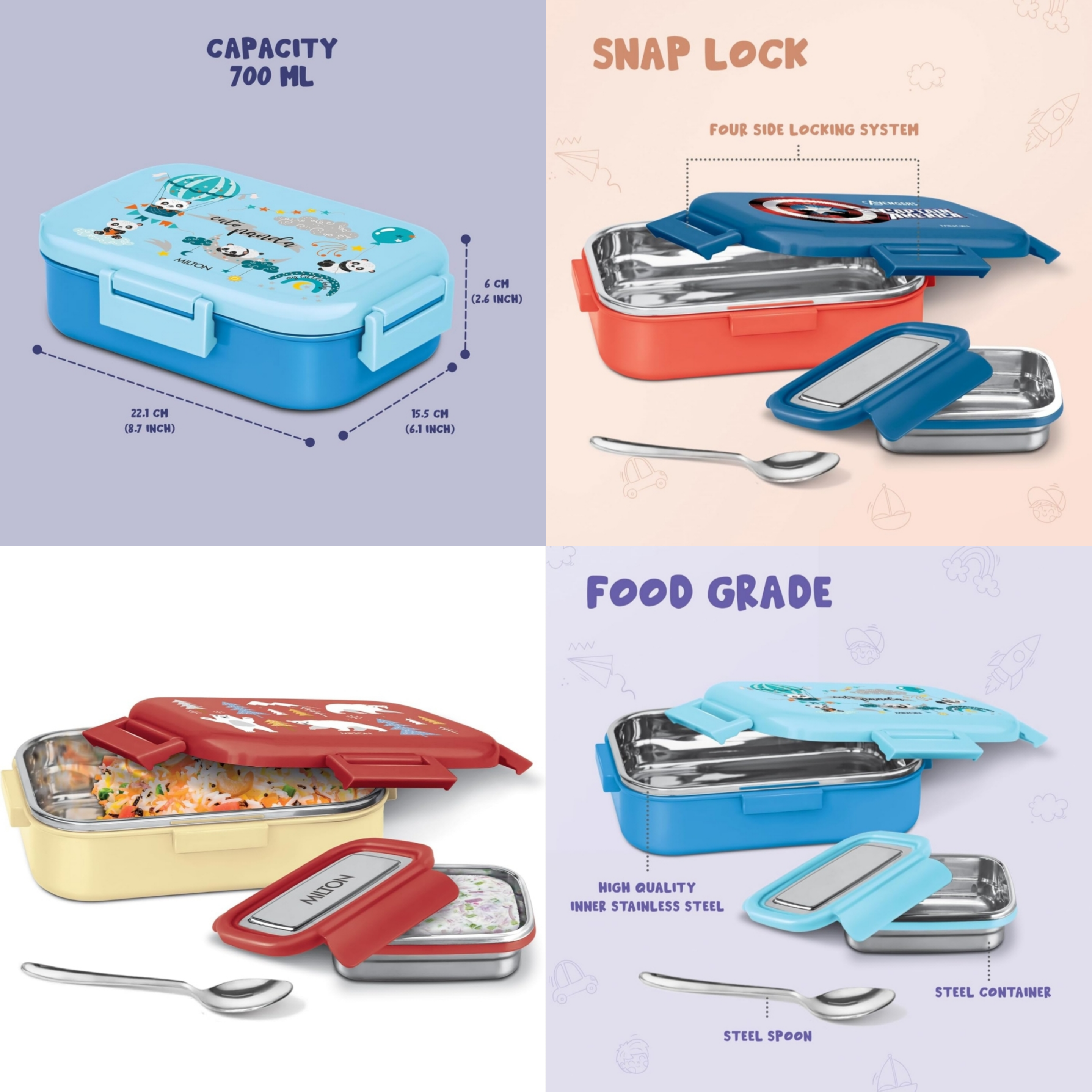 Milton Hugo Lunch Box