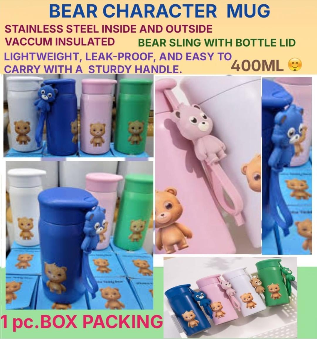 Mini steel bear bottle