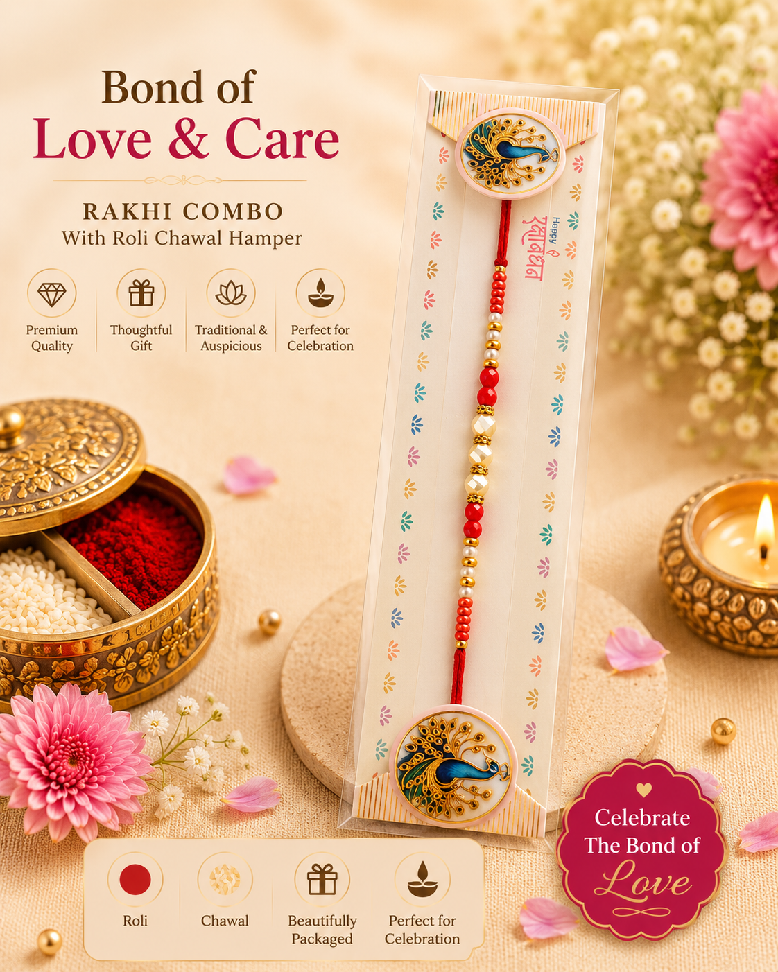 Red thread Rakhi No. 7