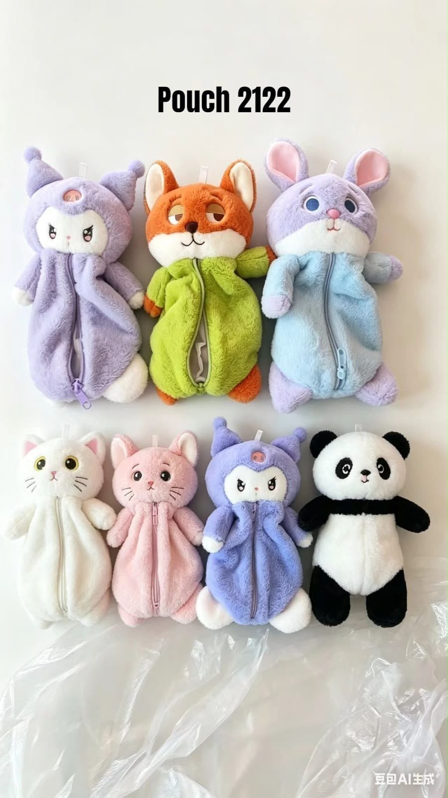 Soft Fur Stationery Pouch