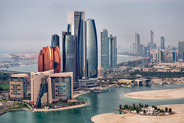 View of Abu Dhabi skyline