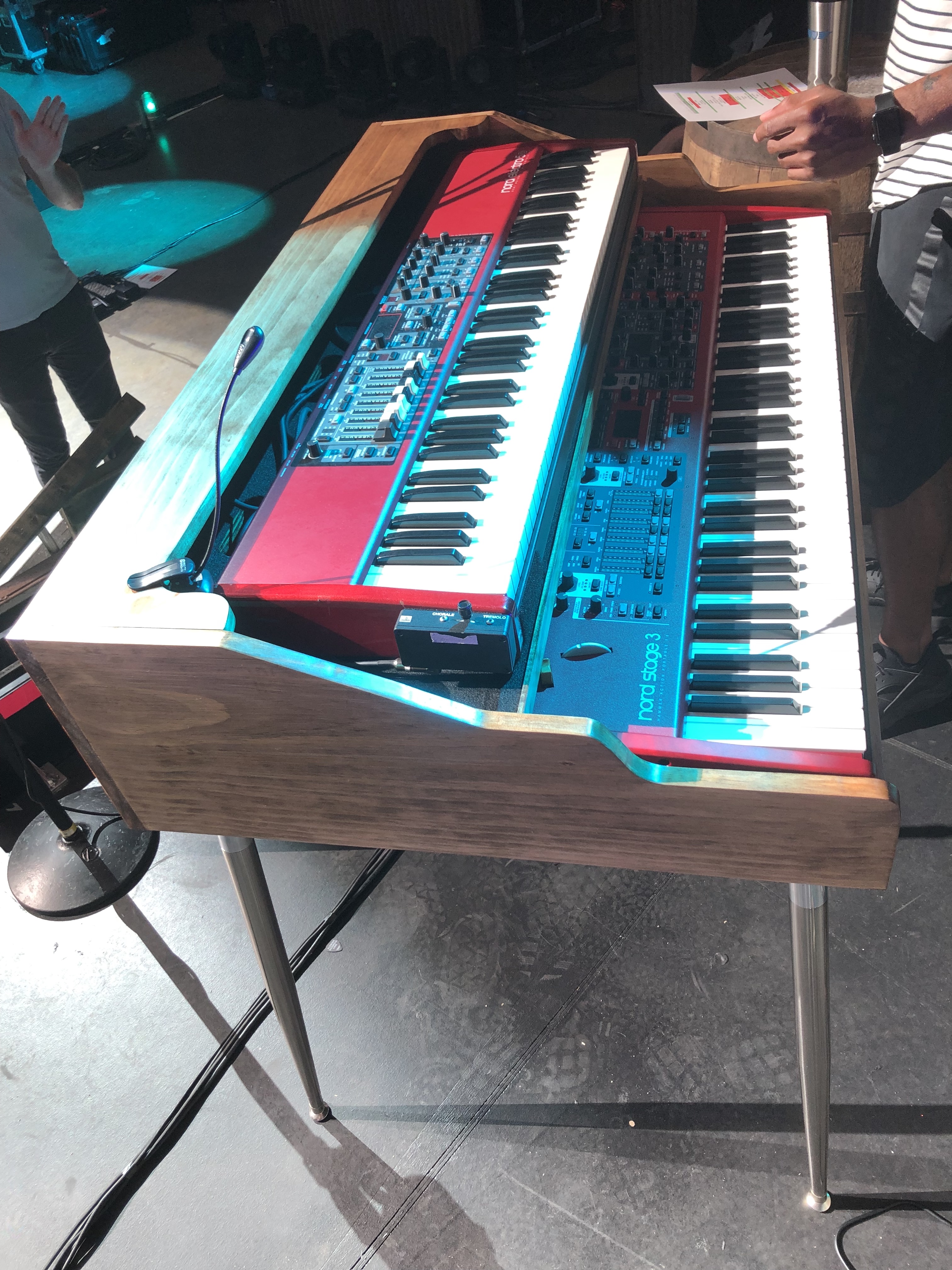 A Double MINI Shell stained brown for Florida Georgia Line for the stage