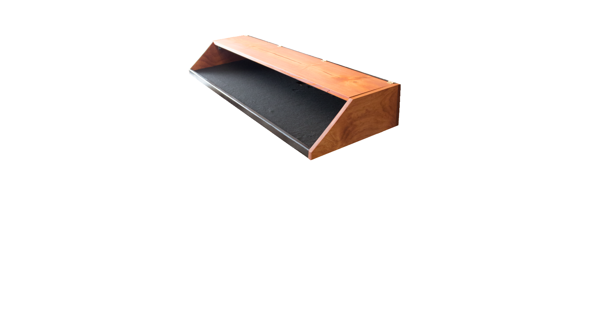 A MINI Shell stained brown and black for Ben Rector on the stage
