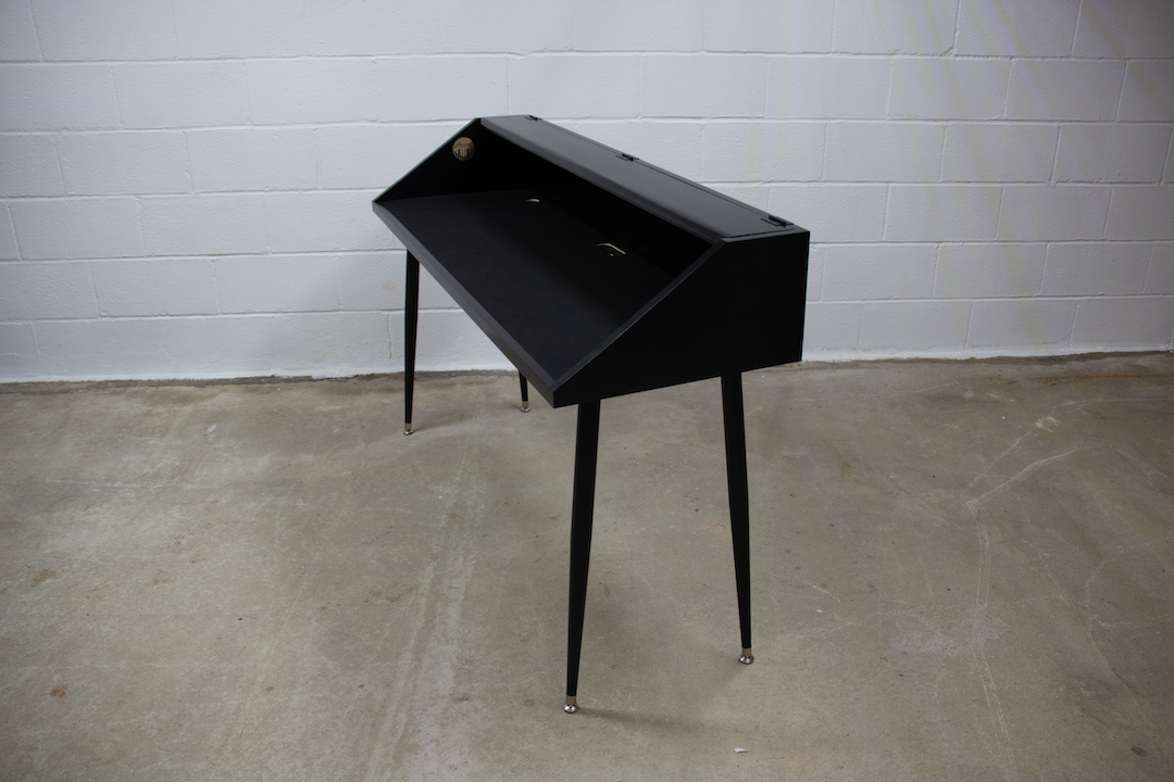 A MINI Shell stained black for the stage, studio or home