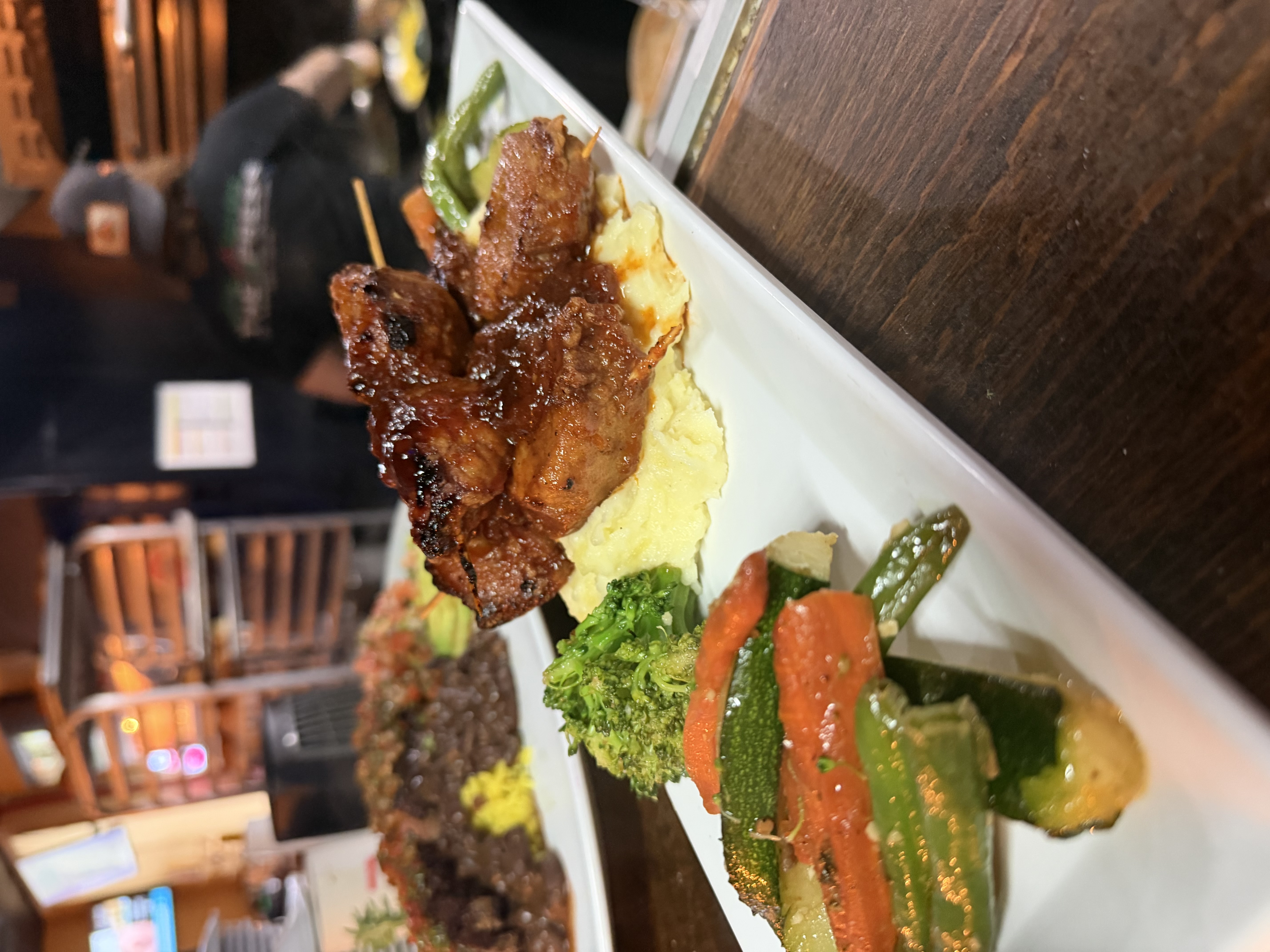 Asian Pork Skewers (Dinner)