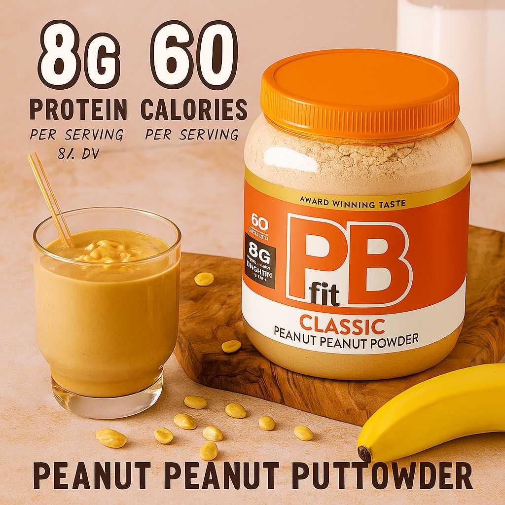 PBfit 24 & 30 Ounce Classic Peanut Butter Powder