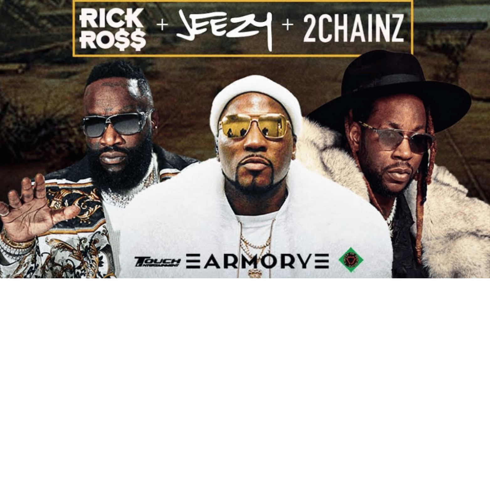 Photo of Rick Ross, Jeezy, & 2 Chainz