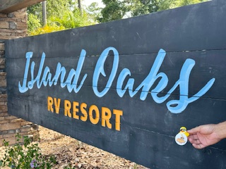 Shady Duck sighting: Zack, Island Oaks RV Resort