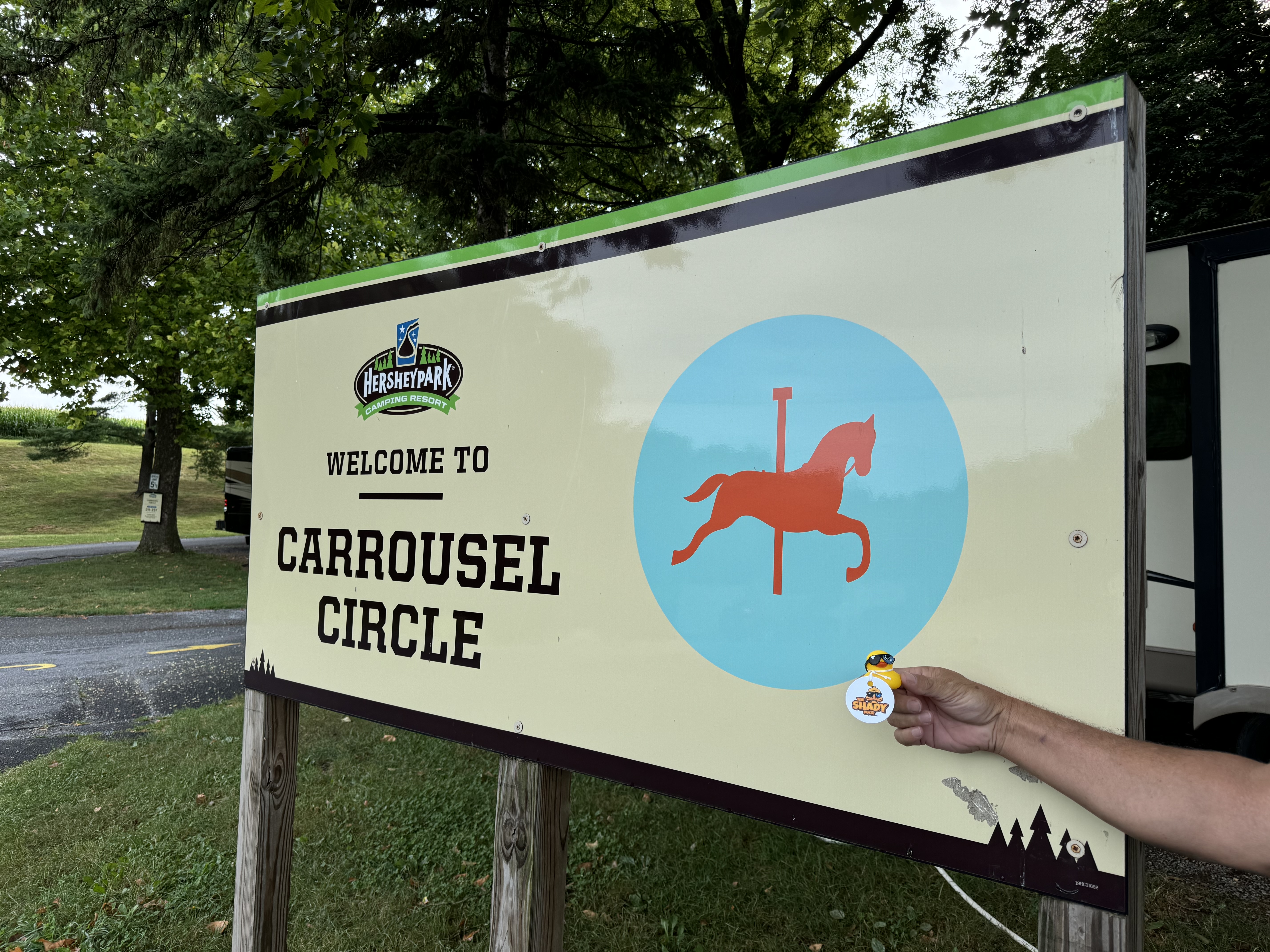 Shady Duck sighting: Holden S., Hershey Park Campground, PA