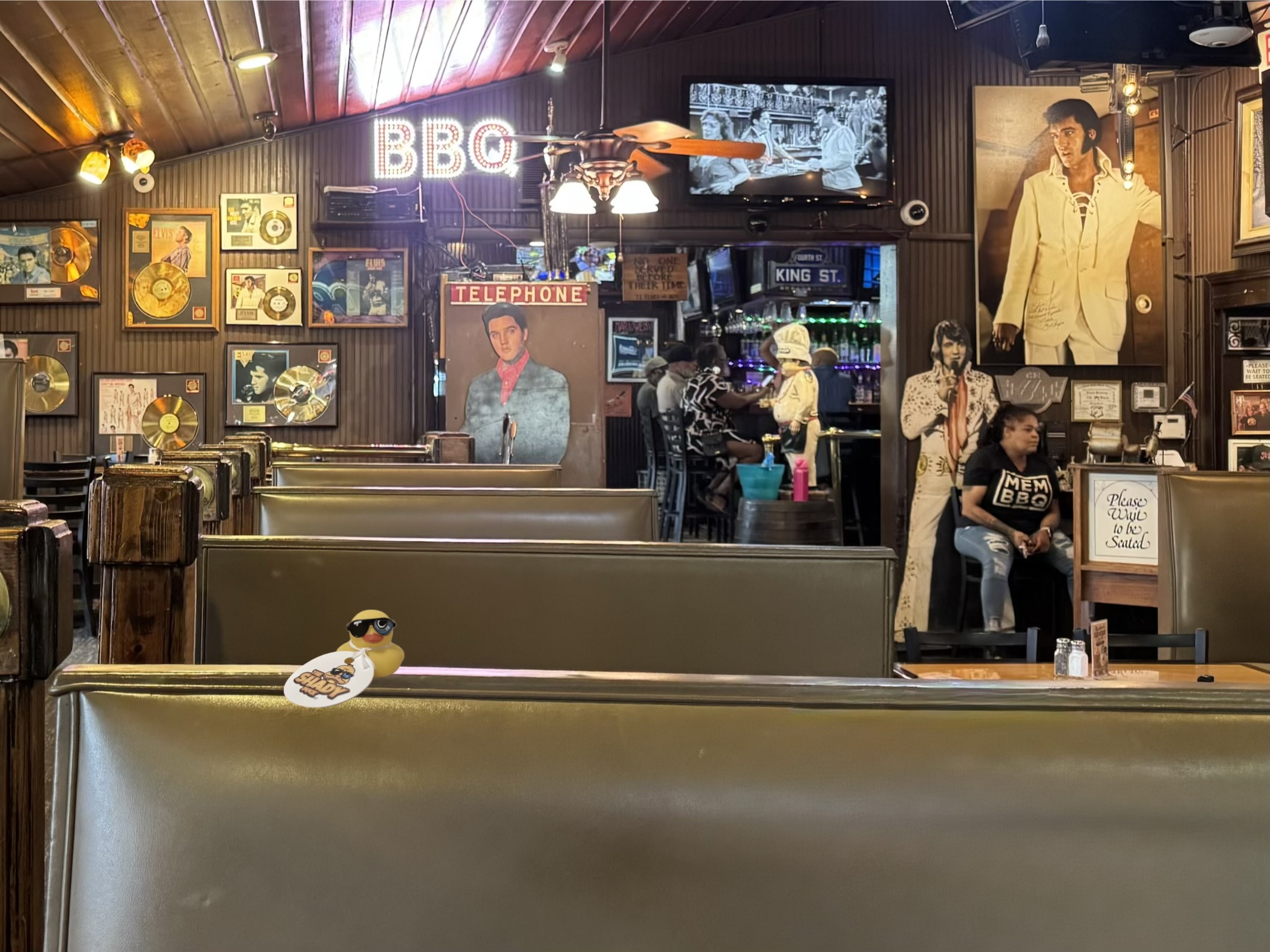 Shady Duck sighting: Eddie S., Marlowe's Ribs & Restaurant