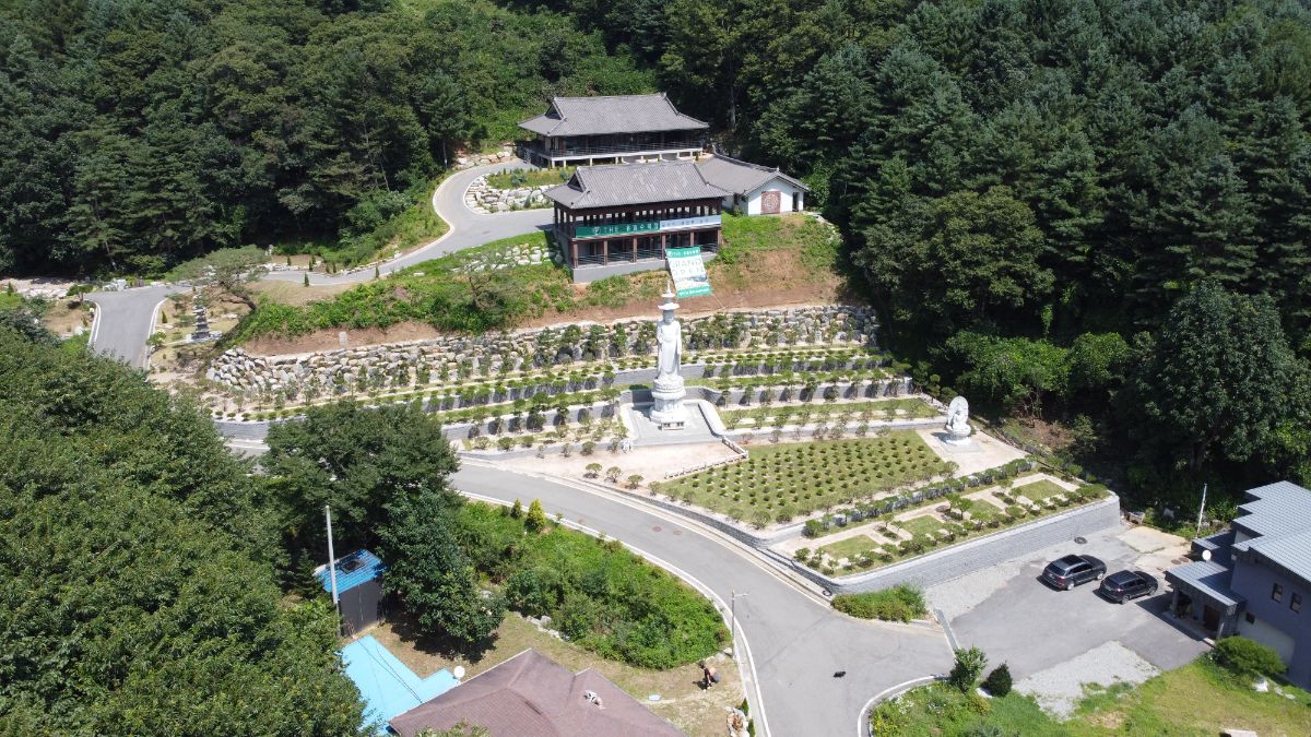 홍천 팔봉사 유일추모공원 수목장 사진