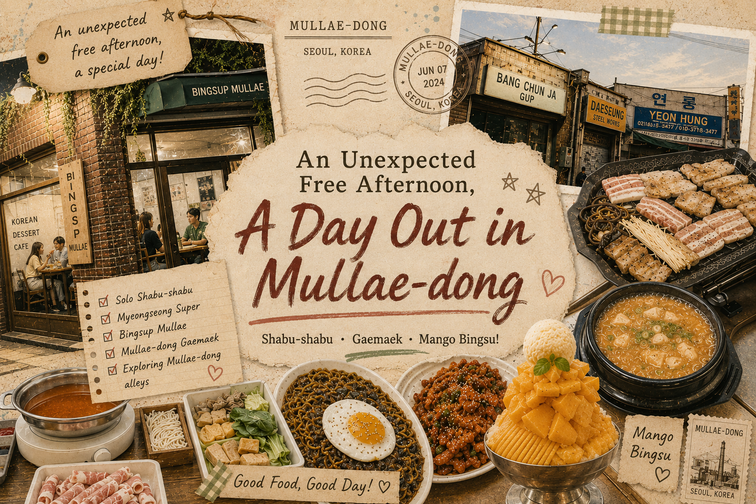 Image of 뜻밖의 자유시간, 문래동 나들이 An Unexpected Day Out in Mullae