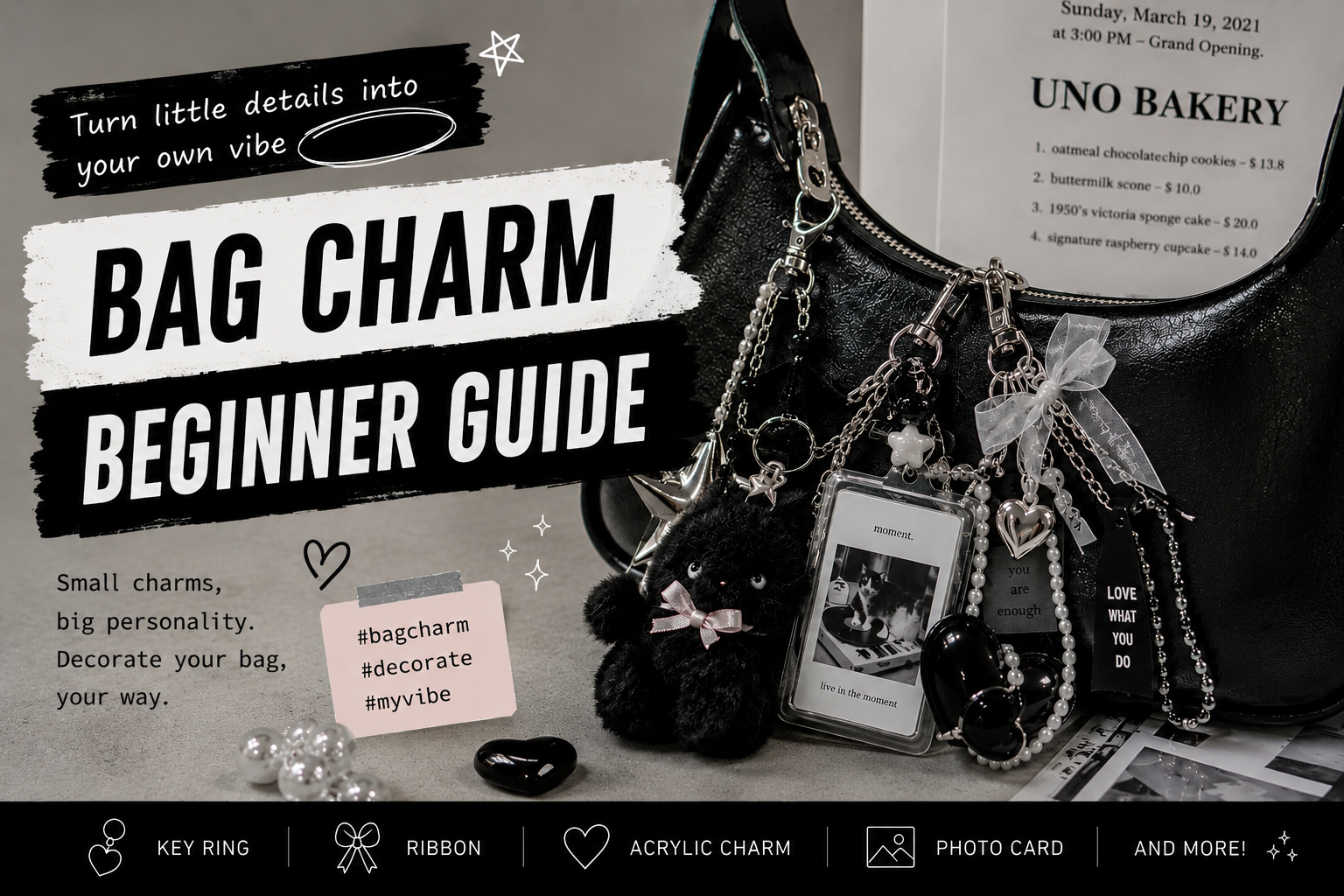 Image of Everyone’s Decorating Their Bags Now 너도나도 가방 꾸미기 👜✨