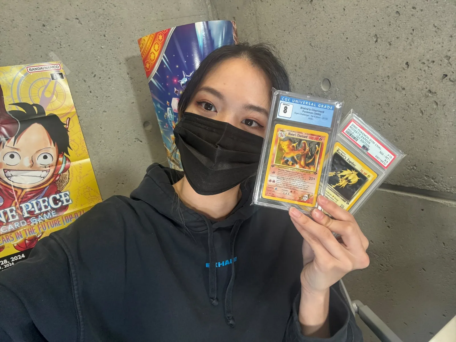 Kana & retro Pokémon slabs (TTG Richmond · Graded)