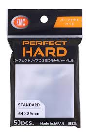 KMC Perfect Hard Sleeves 64x89mm (50pcs) Clear