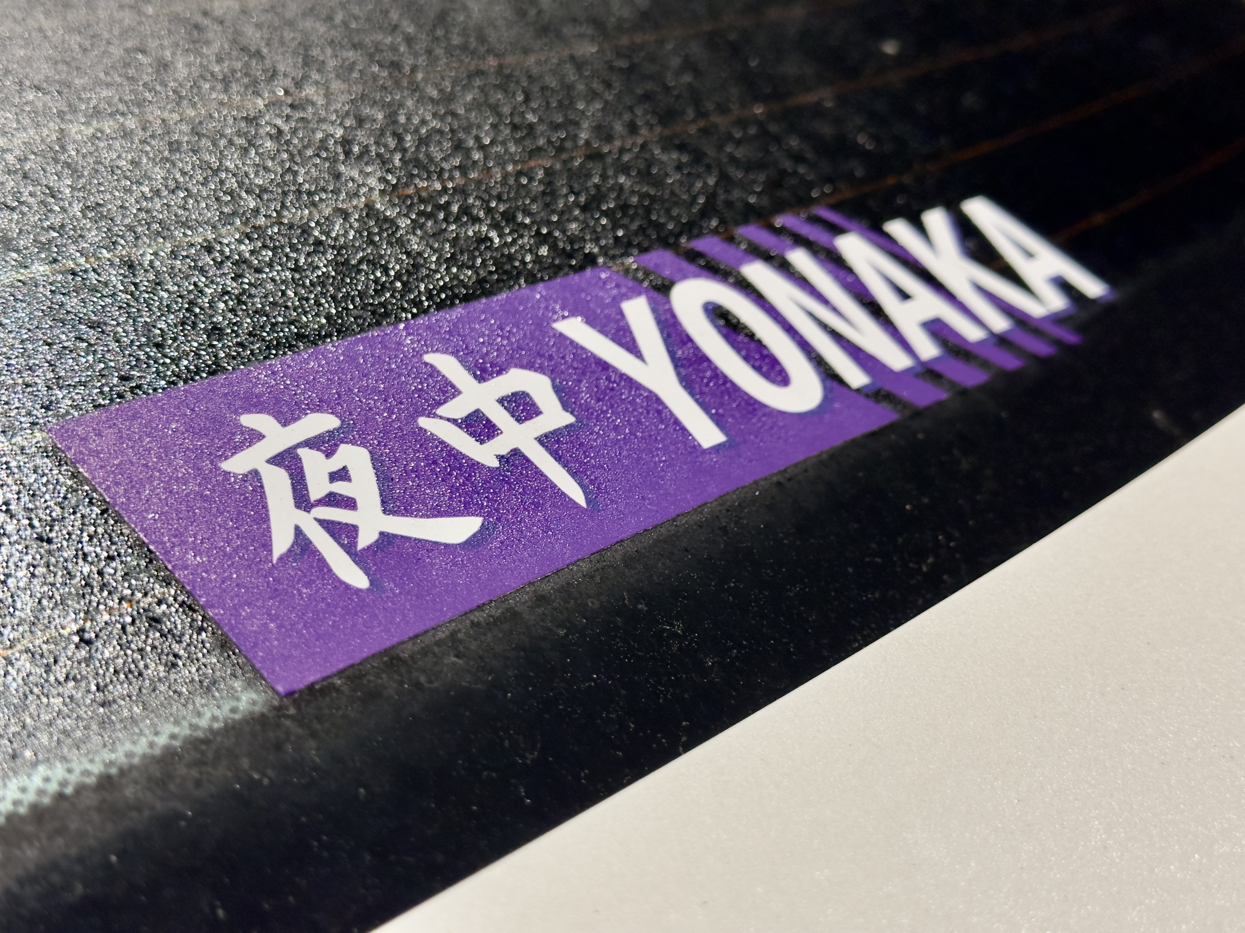 YG Transparent Vinyl Car Slap Sticker