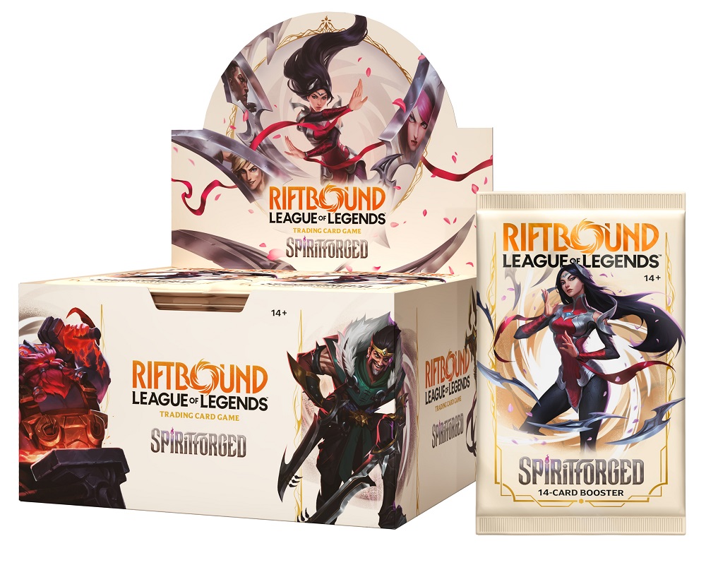 Riftbound League of Legends TCG Spiritforged Booster Display