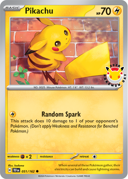 Pikachu - 051/162