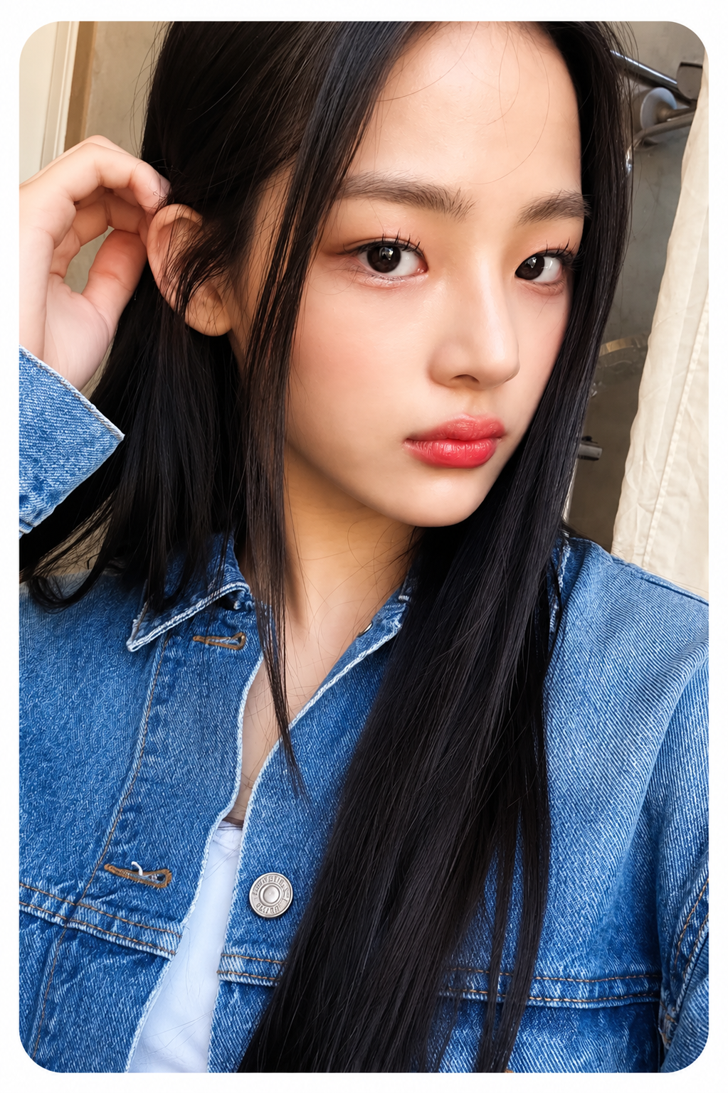 New Jeans Minji Weverse C photocard kpop NewJeans album