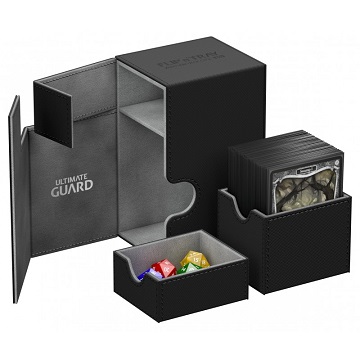 Ultimate Guard Flip n Tray Xenoskin (Black) (80+)